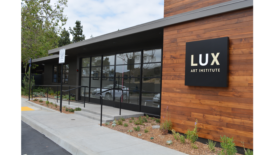 lux art institute sign